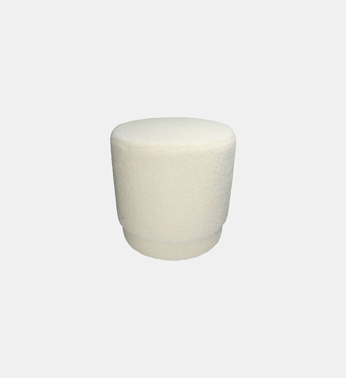 Teddy Pouf Ivory