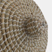 Seagrass Lidded Basket