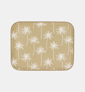 Melamine Palm Tree Printed Serving Tray