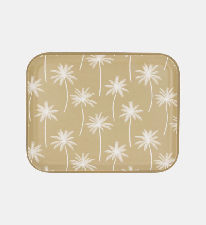Melamine Palm Tree Printed Serving Tray