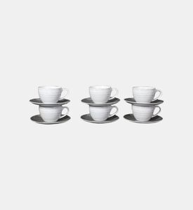 Grafik Porcelain Coffee 6-piece Set