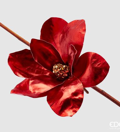 Magnolia Metallic Decoration 20 Cm