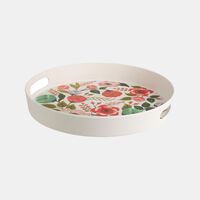 Floral-print Serving Tray 30 X 4 Cm