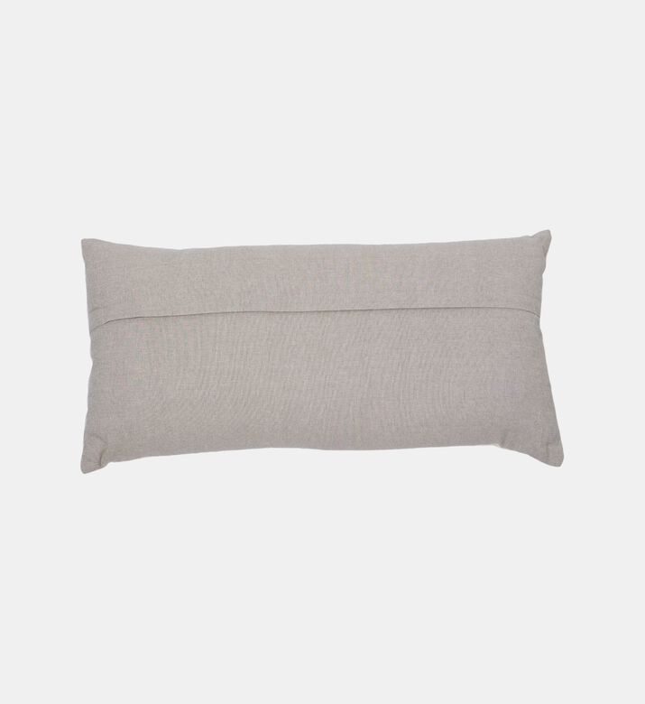 Camila Embroidered Linen Throw Pillow 35x70 Cm
