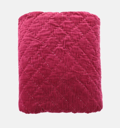 Velvet Embroidered Bed Cover