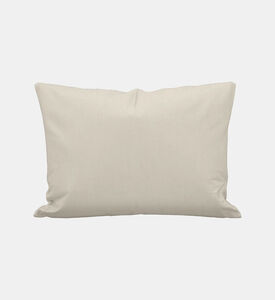 Home Deco and More Lima Cotton Sateen Pillow Case, Beige, 50x75-cm, Packshot View