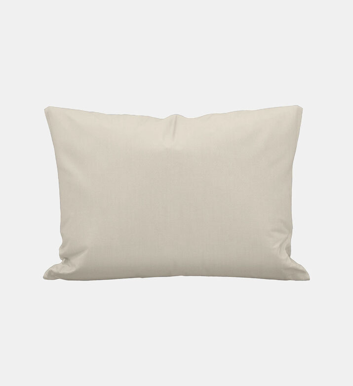 Home Deco and More Lima Cotton Sateen Pillow Case, Beige, 50x75-cm, Packshot View