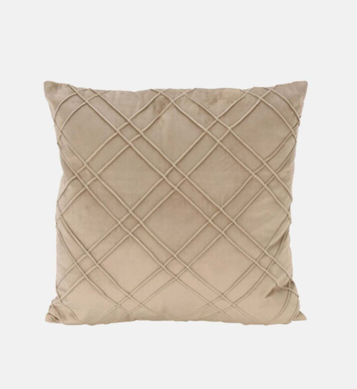 Checkered Square-shape Filled And Vaccumed Cushion