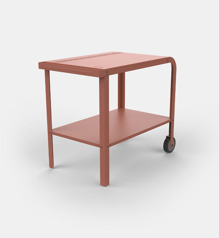 Ziipa Vallone Pizza Trolley, Terracotta, Packshot View