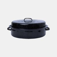 Aluminum Enamel Roaster 46 Cm