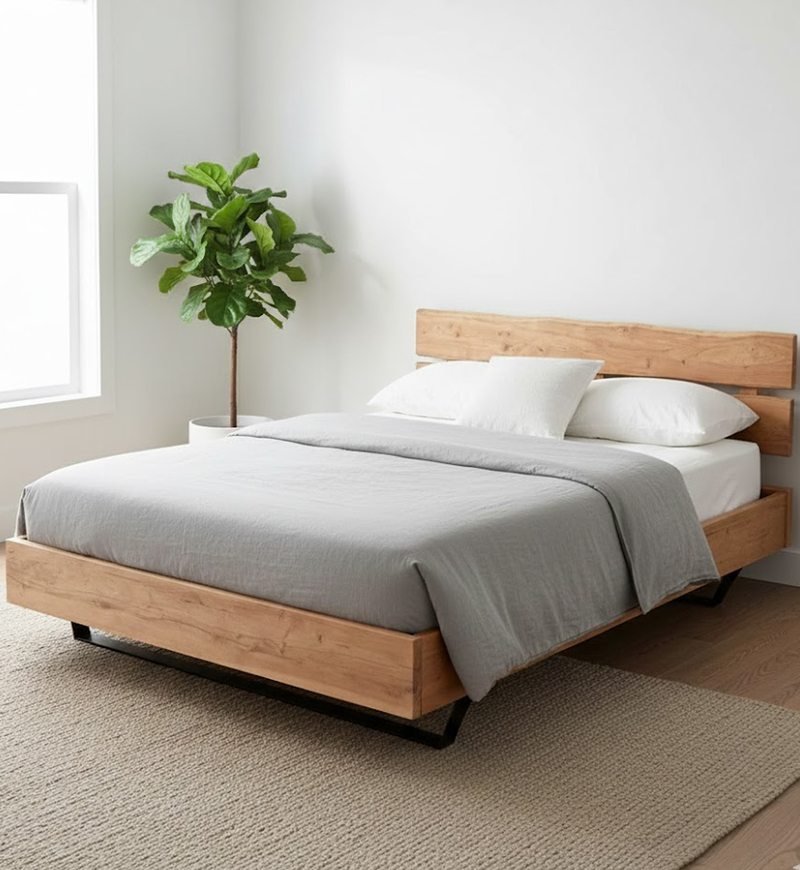 Jewel Acacia Wood Bed Base