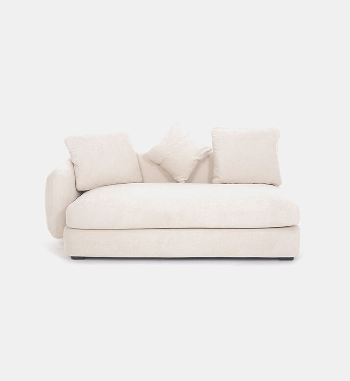 Home Deco and More Marley Left-sided Sofa Corner, Beige, Packshot View