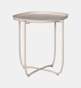 Qingdai Metallic Round-shape Side Table