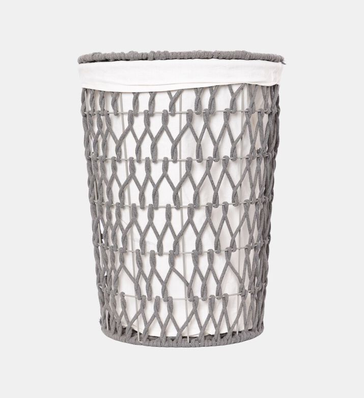 Home Deco and More Cotton Rope Laundry Basket, Packshot View
