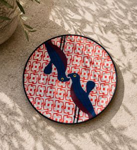 Images D'Orient Birds Of Paradise Porcelain Platter, Packshot View