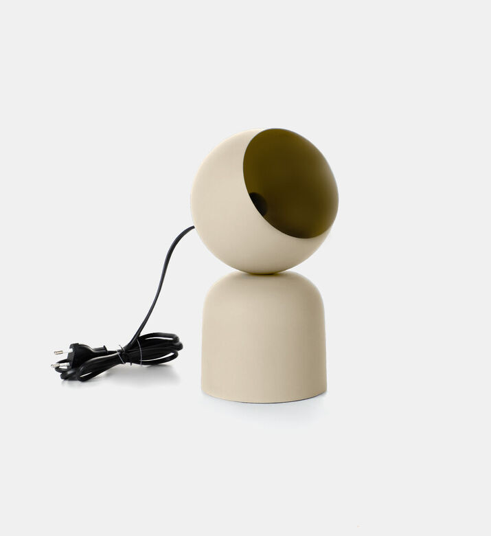 Home Deco and More Floral 2 Pin Table Lamp, Beige, Packshot View