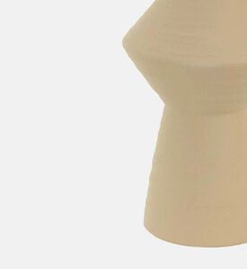 Light and Living Ayla Ceramic Flower Vase, Brown, 22.5x50.5-cm, Packshot View