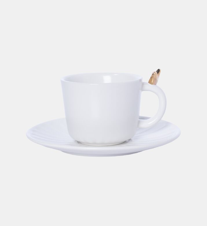Bird Coll 4-piece Tea Cup Saucer Set