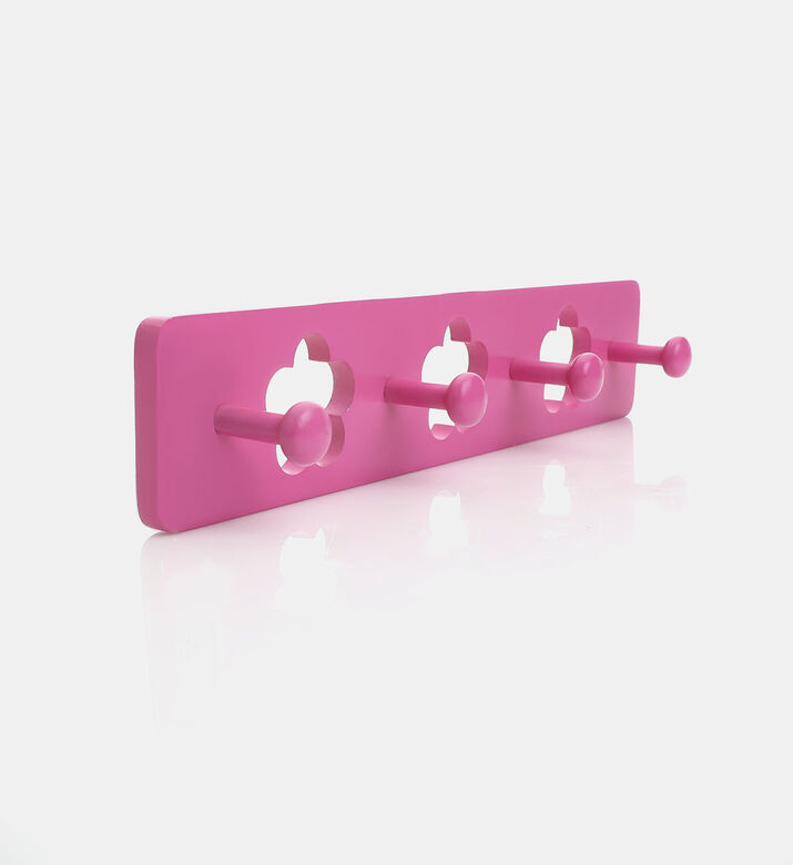 Flower Cut-out 3 Hooks Coat Hanger