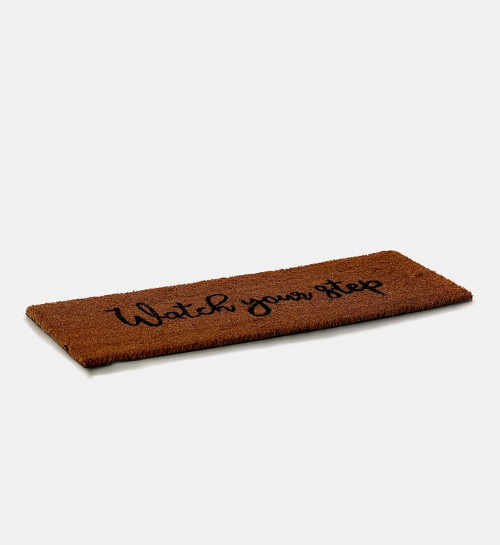 Coir Welcome-print Doormat