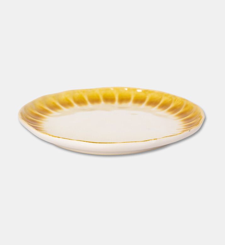 Home Deco and More Stoneware Organic-shape Desert Plate, Packshot View
