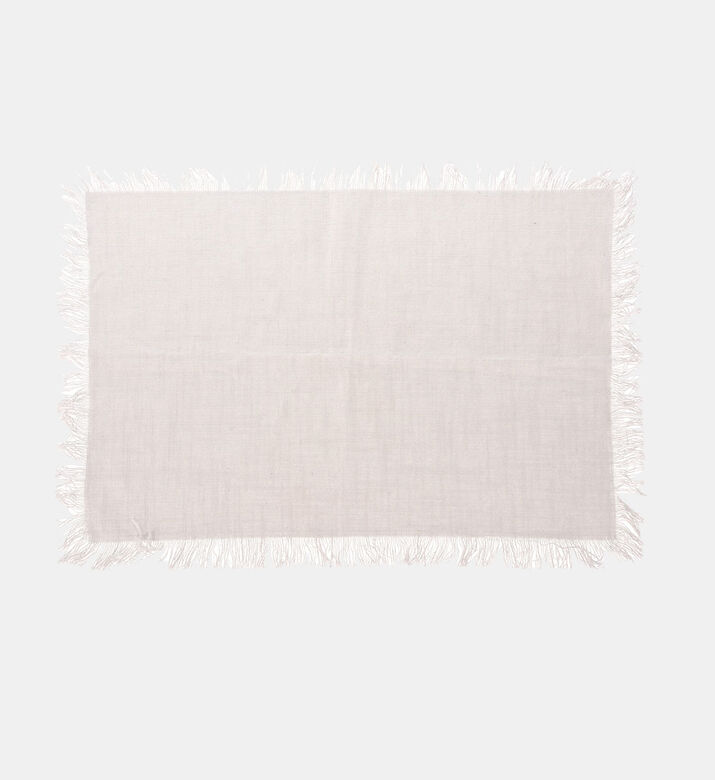 Cotton Fringe Square Placemat