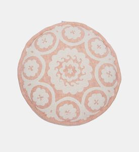 Hackney Handloom Chenille Thread Pouf 60x20 Cm