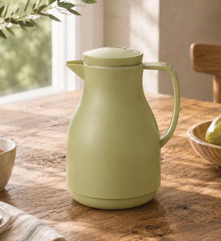 Excellent Houseware Plastic Vacuum Jug, Green, Packshot View