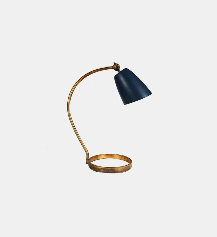 Home Deco and More Rusty Iron Brass Desk Lamp, Packshot View
