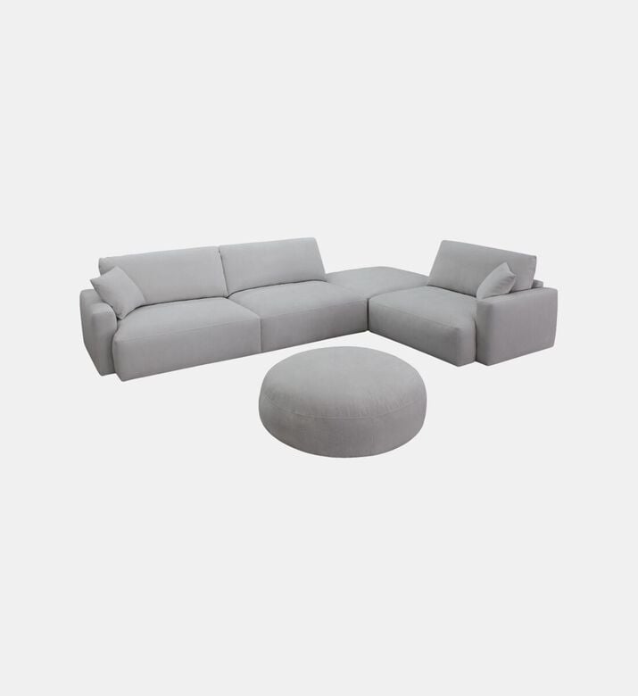 Home Deco and More 2-seater Sofa Set, Grey, Packshot View