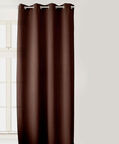 Obscur Solid Round Eyelet Curtain