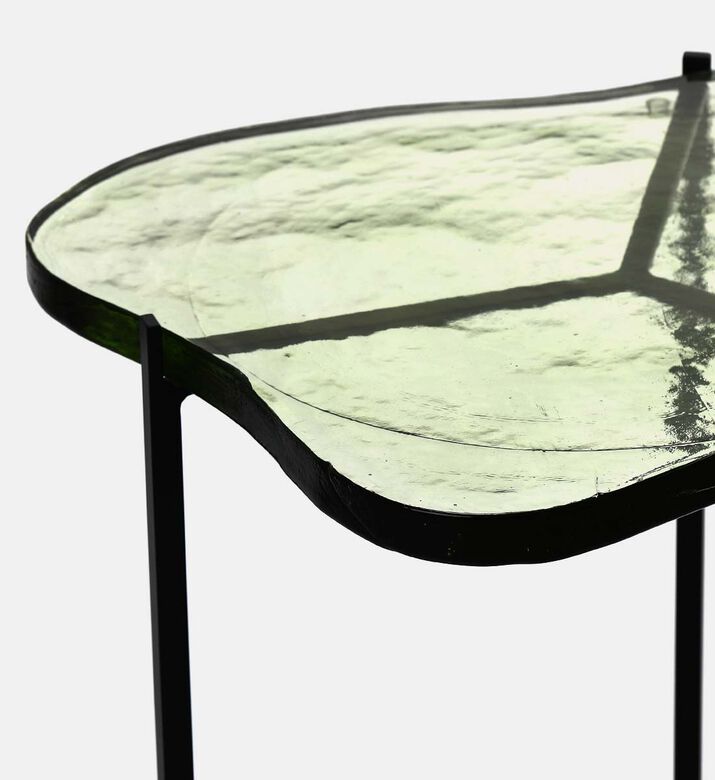Nesty Glass Top Side Table 2-piece Set