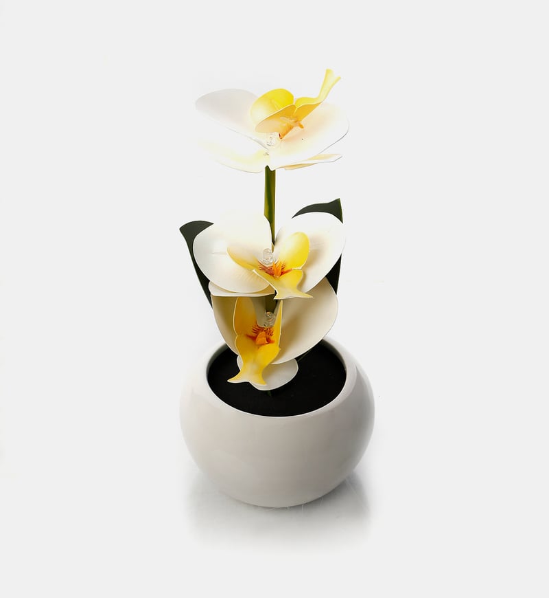 Artificial Led Orchid-in-pot