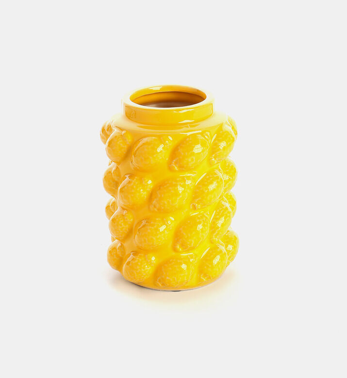 Home Deco and More Lemons Embossed Design, Yellow, L, Packshot View