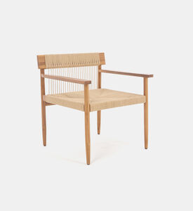 Amond Teak Wood Loom Lounge Chair