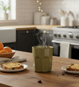 Home Deco and More Earthy-toned Structured Mug, Beige, Packshot View