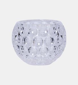 Baci Milano Minerva Crystal Vase 10.4x8 Cm, Packshot View