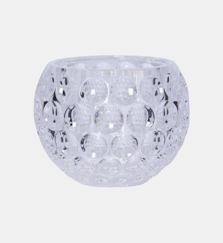 Baci Milano Minerva Crystal Vase 10.4x8 Cm, Packshot View