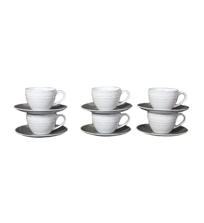 Grafik Porcelain Coffee 6-piece Set