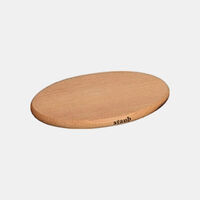 Beech Wood Magnetic Oval Trivet