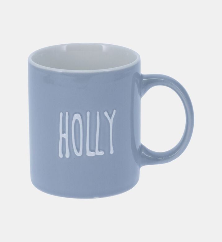 Home Deco and More Mug Porcelain Holly, Packshot View