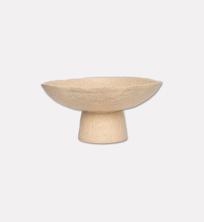 Light and Living Ota Artisanal Pedestal Bowl, Packshot View