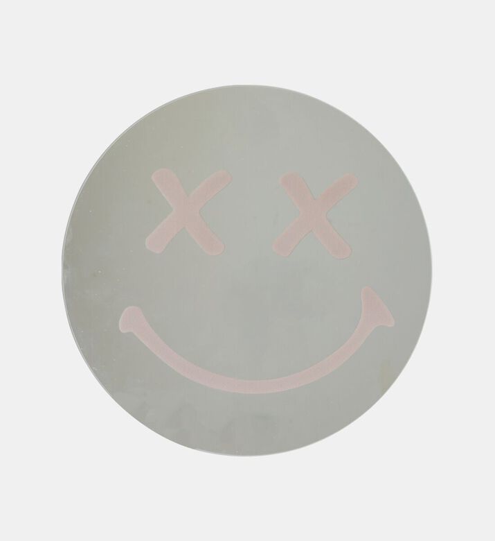 Home Deco and More Glass Square-shape Mirror, Pink, Packshot View