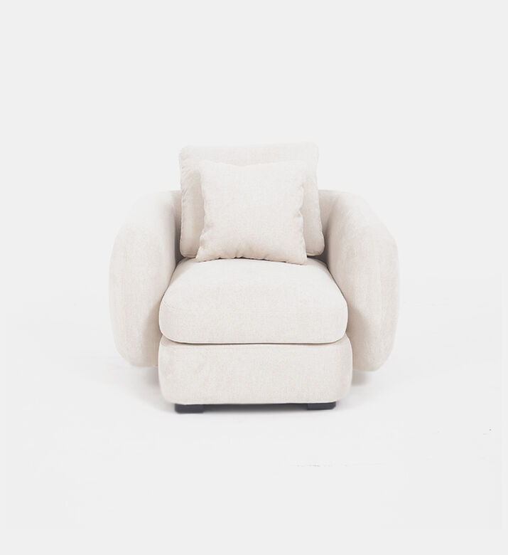 Home Deco and More Marley Left-sided Sofa Corner, Beige, Packshot View