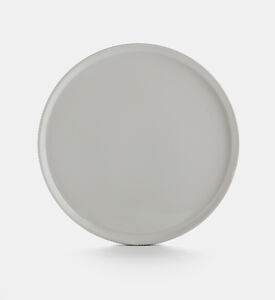 Ceramic Ribbed Dinner Plate