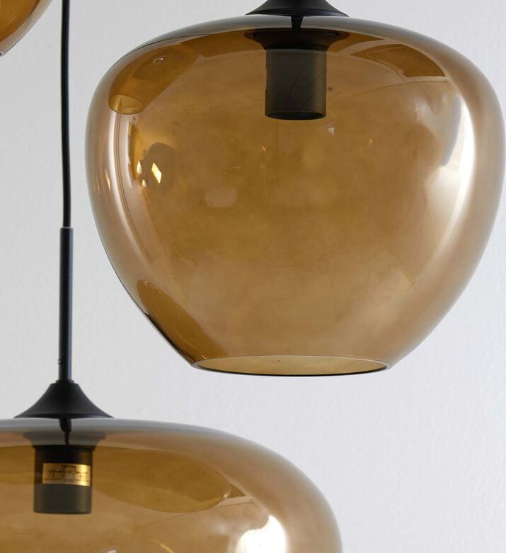Light and Living Mayson Glass Pendant Lamp, Packshot View