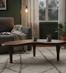 Home Deco and More Jodi Dining Organic Coffee Table, Packshot View