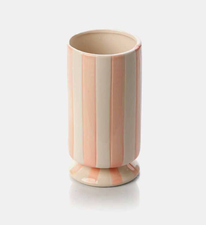 Dolomite Footed Striped Vase