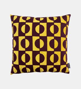 Home Deco and More Cosmi Embroidered Velvet Cushion, Packshot View