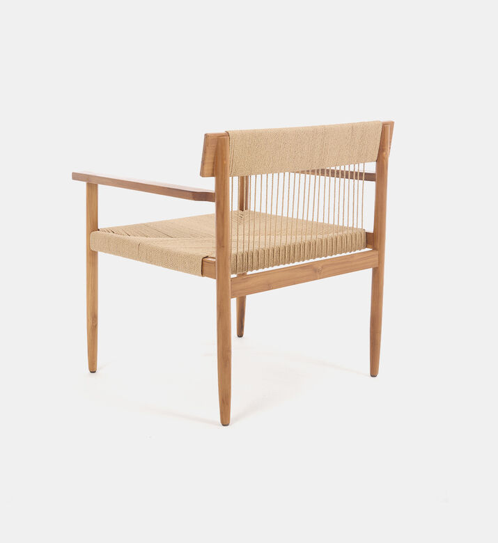 Amond Teak Wood Loom Lounge Chair